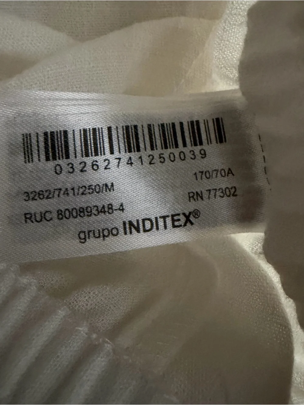 Zara Women’s White Drawstring Linen-Blend Jogger Pants